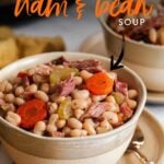 Crockpot Ham and Bean Soup