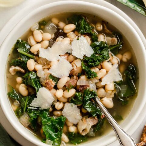 White Bean Kale Soup - Bean Soup Recipes
