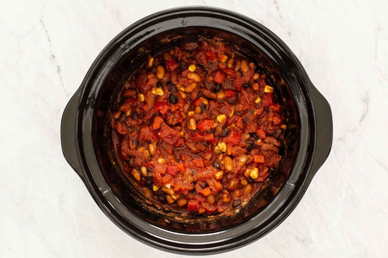 Vegetarian Chili Slow Cooker - Bean Recipes